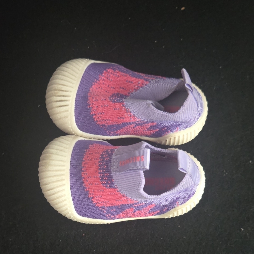 Skechers Purple and Pink Baby Slip-On Shoes